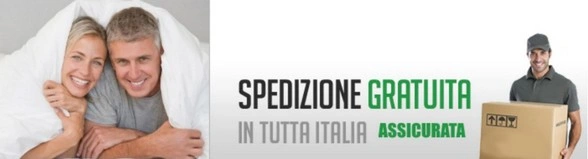materassi a molle e in memory spedizione italia